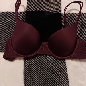 Aerie Deep Wine Lace Bra